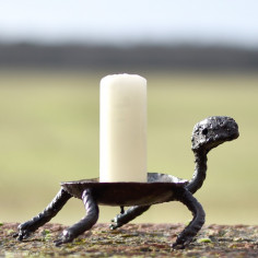 Tortue bougeoir 