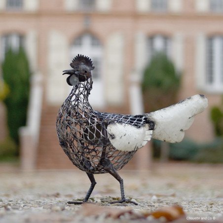 Poule blanche wire