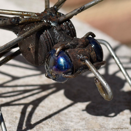 Libellule wire yeux verre