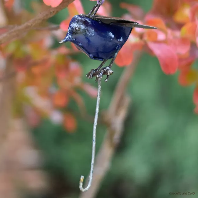 Perchoir oiseau avec crochet