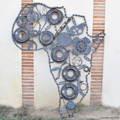 Carte de l'Afrique en pièces détachéees