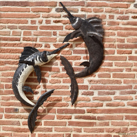 Espadon applique murale, poisson déco à fixer