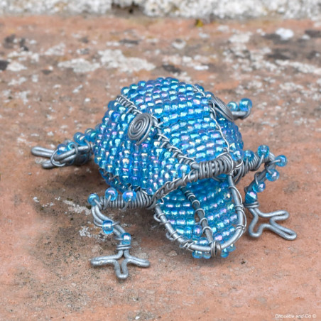 Grenouille en perles