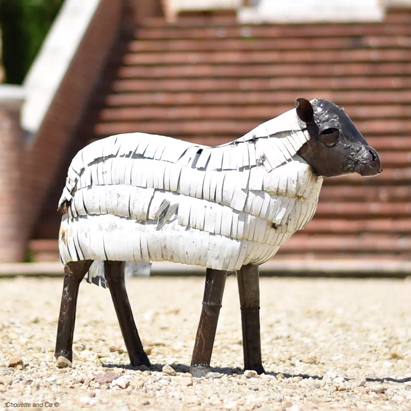 Mouton blanc lamelle moyen modèle