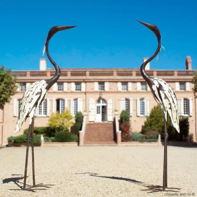 Héron blanc d'exception