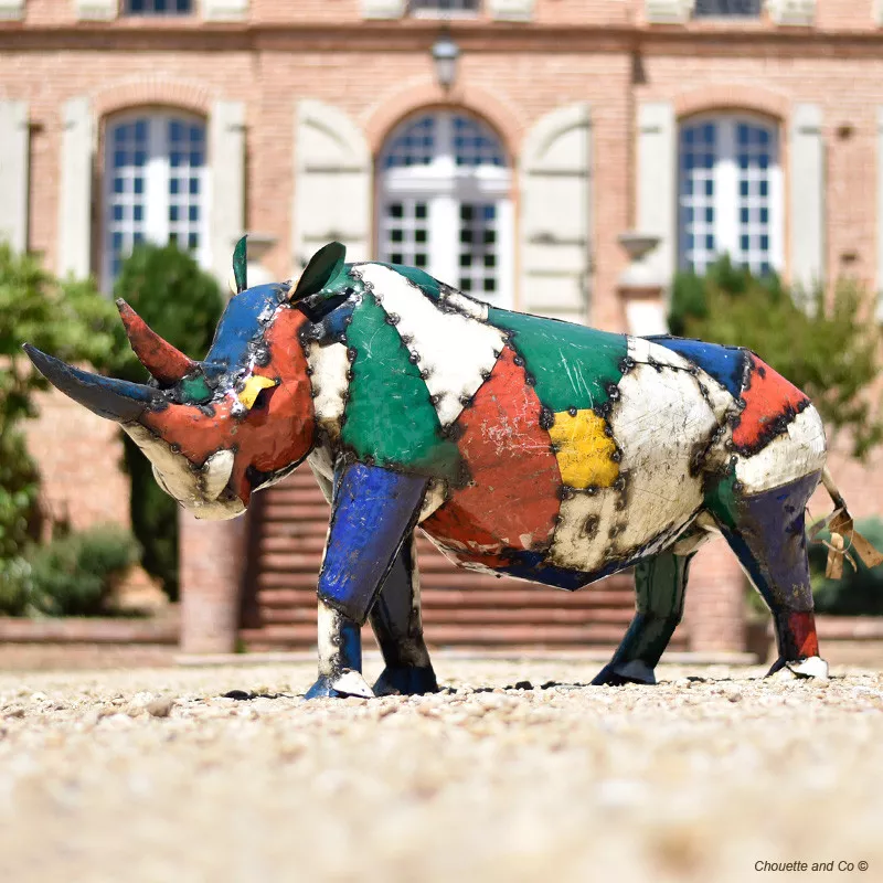 Rhinocéros couleur XL