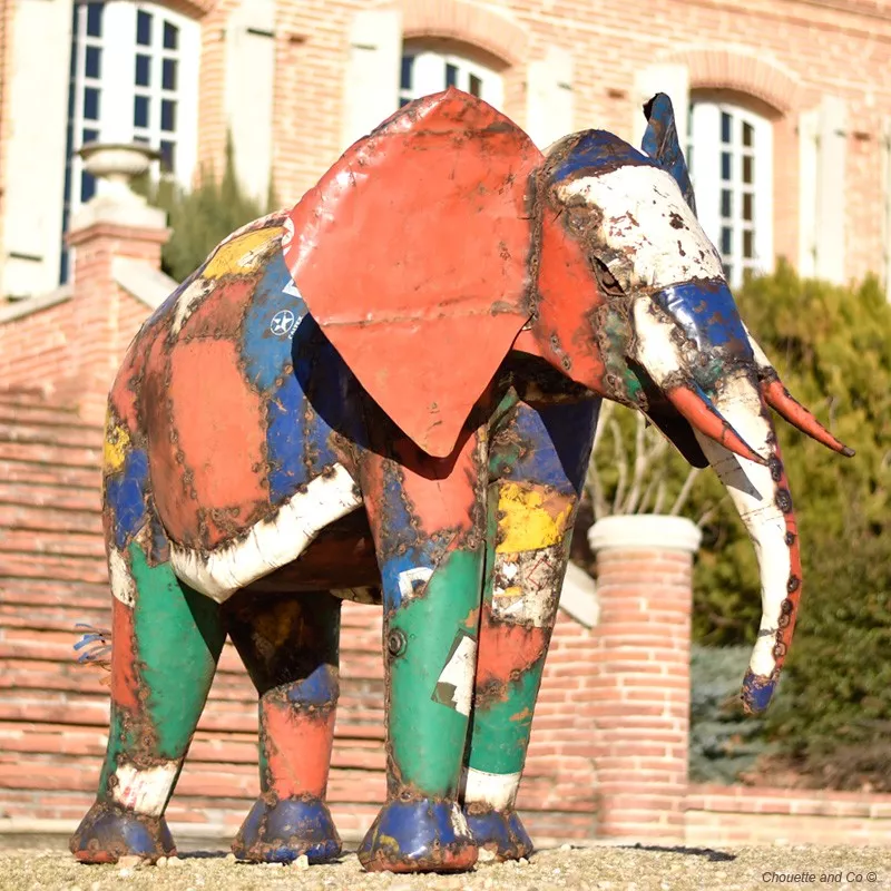 Éléphant couleur fût XXL