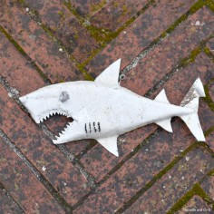 Requin blanc applique murale 2