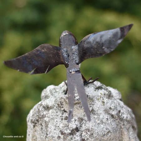 Hirondelle ailes ouvertes