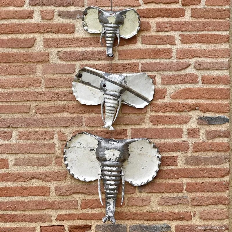 Tête d'éléphant blanche