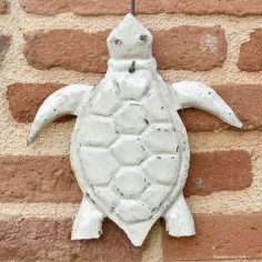 Tortue blanche applique murale 2