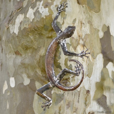 Lézard Gecko peint