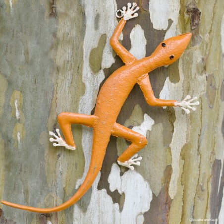 Lézard Gecko peint