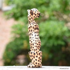 Guépard en bois 2