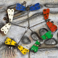 Libellule mix couleur