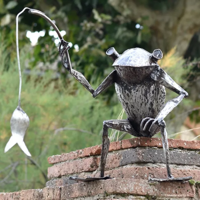 Grenouille qui pêche