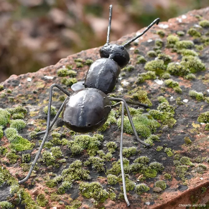 fourmi metal recyclé decoration jardin