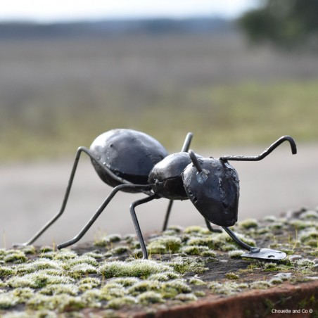 fourmi metal recyclé decoration jardin