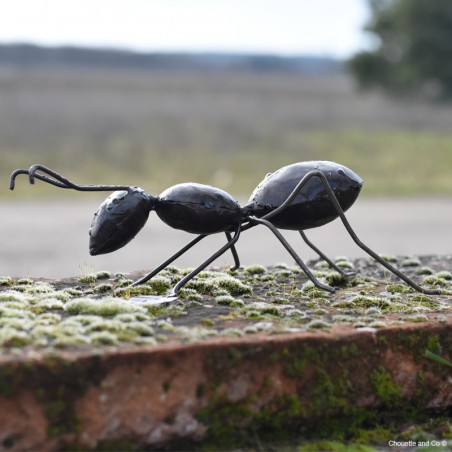 fourmi metal recyclé decoration jardin