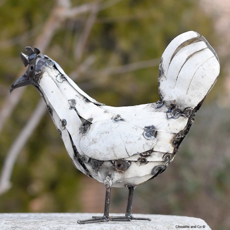 Poule lamelle fût blanche