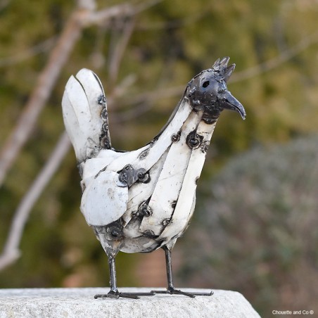 Poule lamelle fût blanche