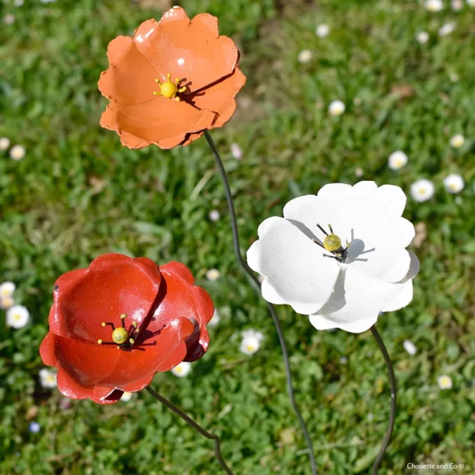 Coquelicot métal