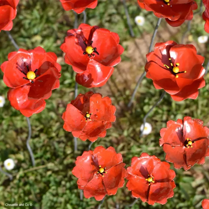 Coquelicot métal