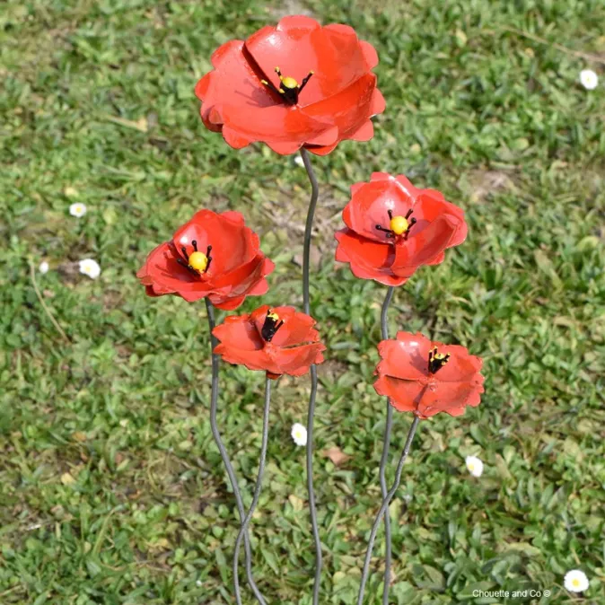 Coquelicot métal