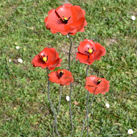 Coquelicot métal