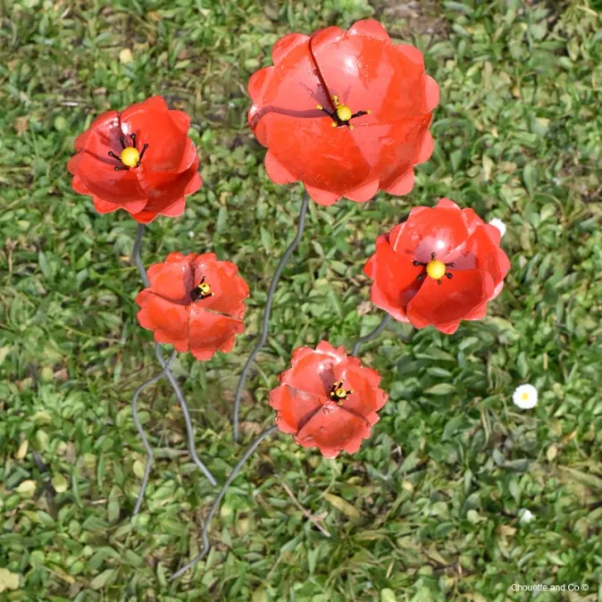 Coquelicot métal