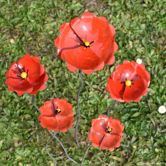 Coquelicot métal