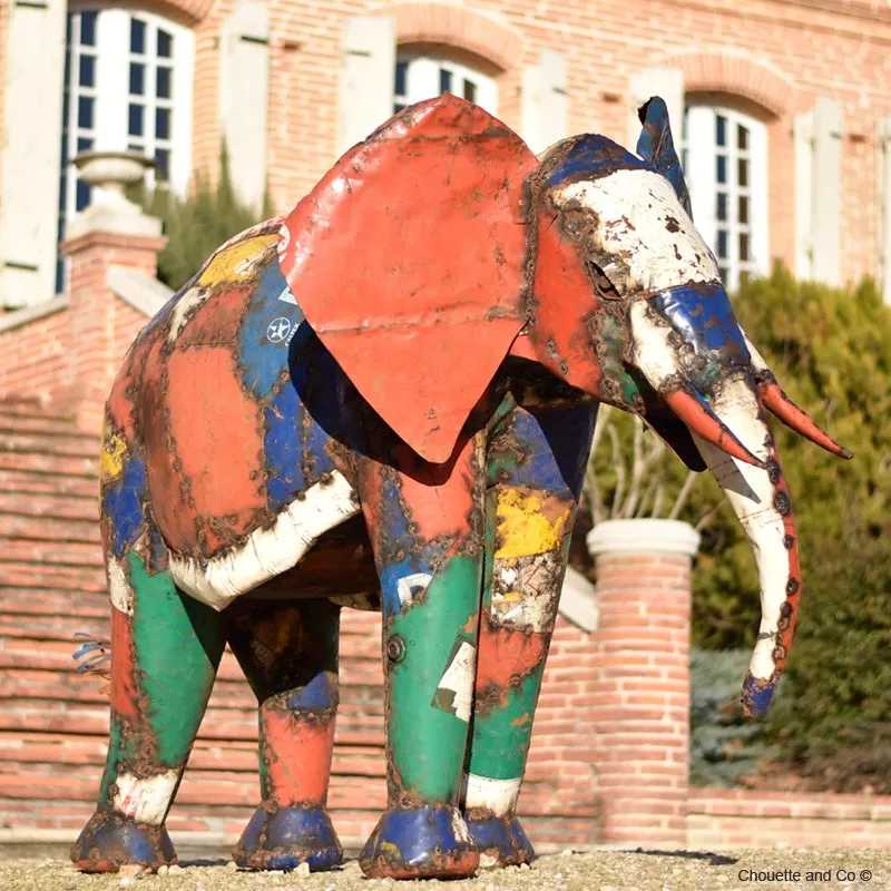 Éléphant couleur fût XL