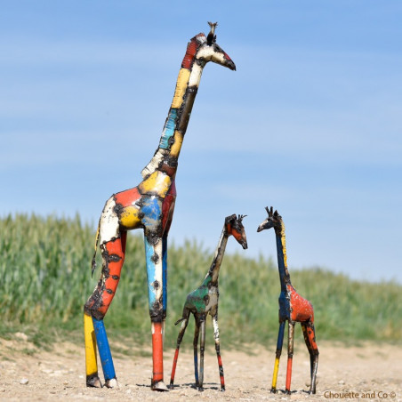 Girafe couleur famille