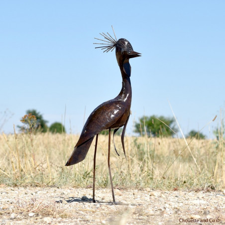 Grue couronnée naturelle pm