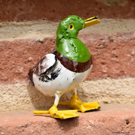Canard mini peint main