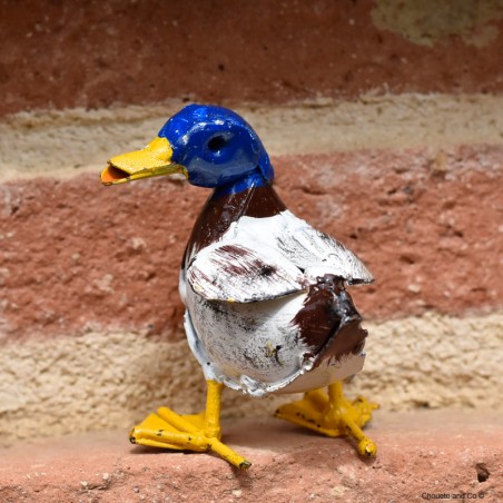 Canard mini peint main