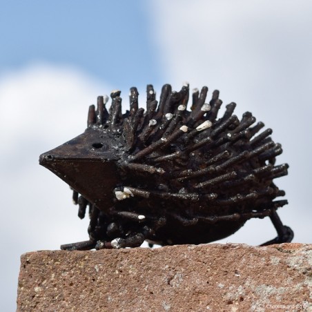 hérisson métal recycle décoration jardin