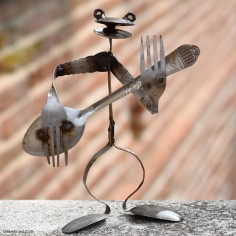 Grenouille guitariste couverts