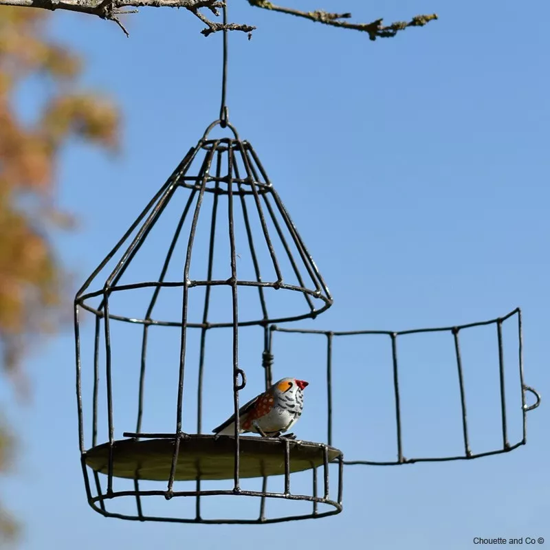 Mangeoire cage à oiseau