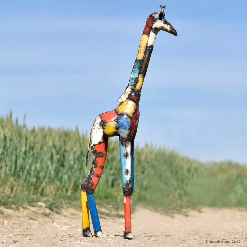 Girafe couleur grand modèle