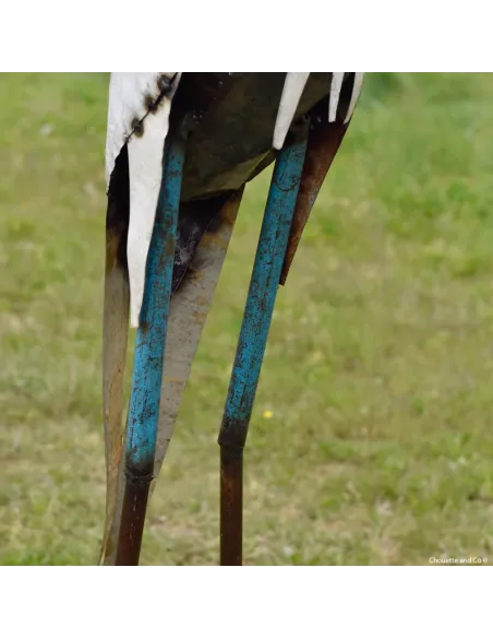 Héron blanc cuisses bleues