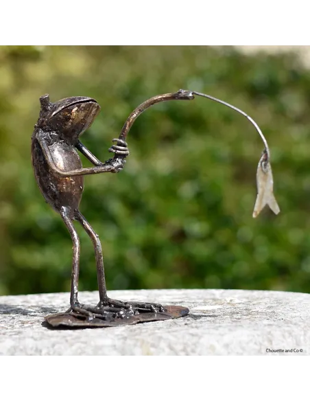 Grenouille sur feuille petit modèle