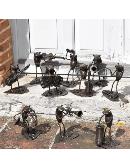 Grenouille sur feuille petit modèle