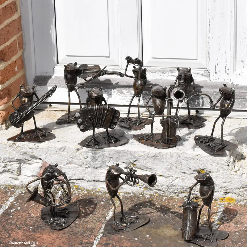 Grenouille sur feuille petit modèle