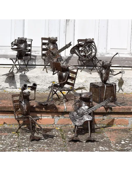 Grenouille sur chaise petit modèle