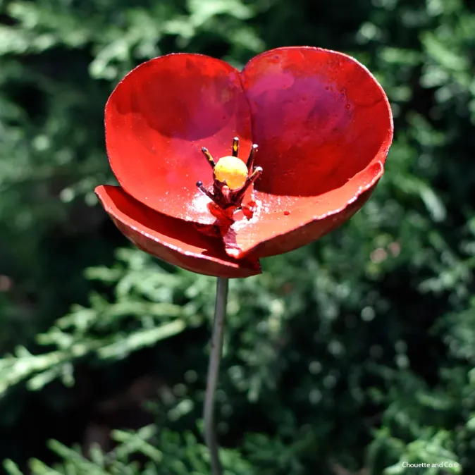 Coquelicot métal