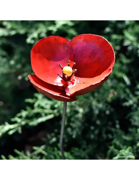 Coquelicot métal
