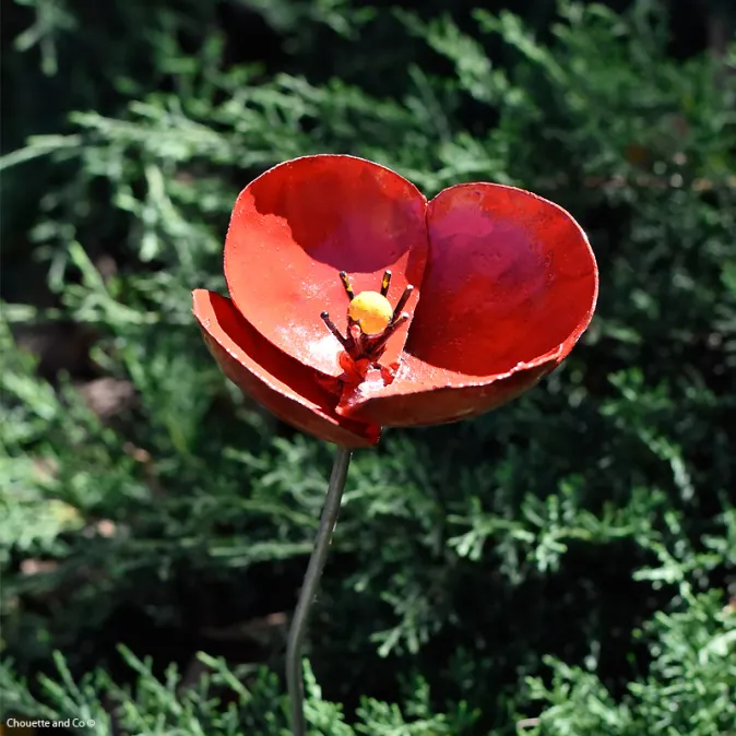 Coquelicot métal