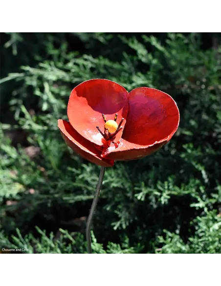 Coquelicot métal