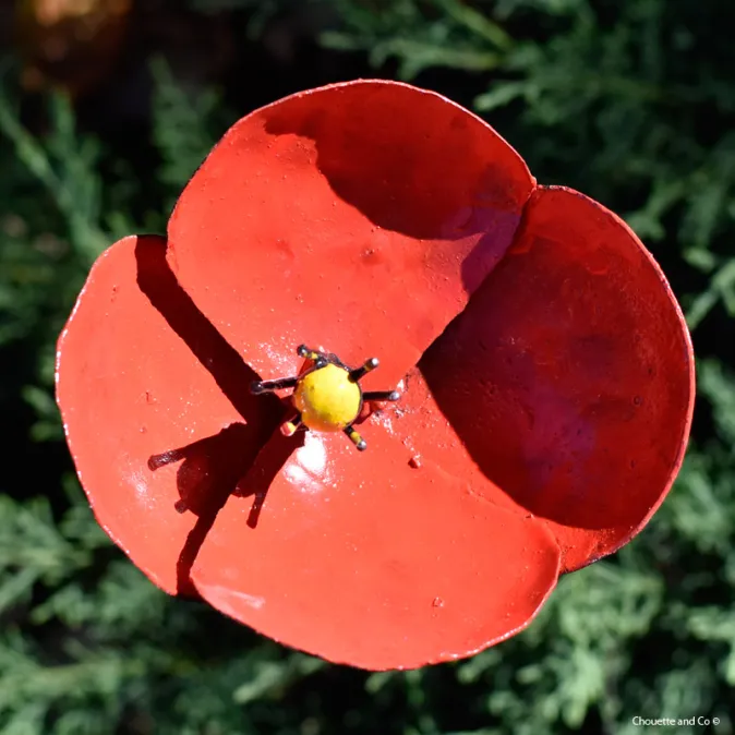 Coquelicot métal